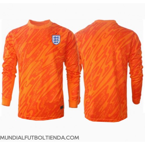 Camiseta Inglaterra Portero Primera Equipación Replica Eurocopa 2024 mangas largas